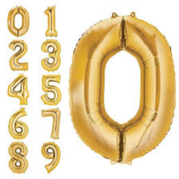 Gold Jumbo Numbers