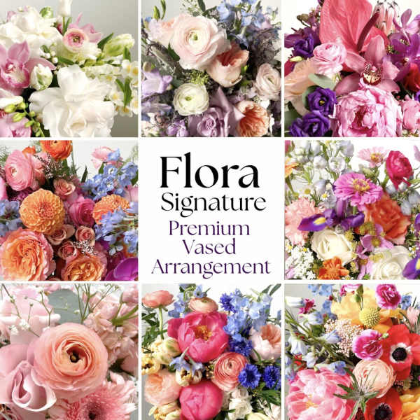 Flora Signature Premium Vase Arrangement- Designer's Choice