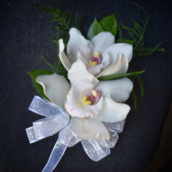 Eastern Star Corsage #6 Double Cymbidium Orchid ** NOT FOR PROM