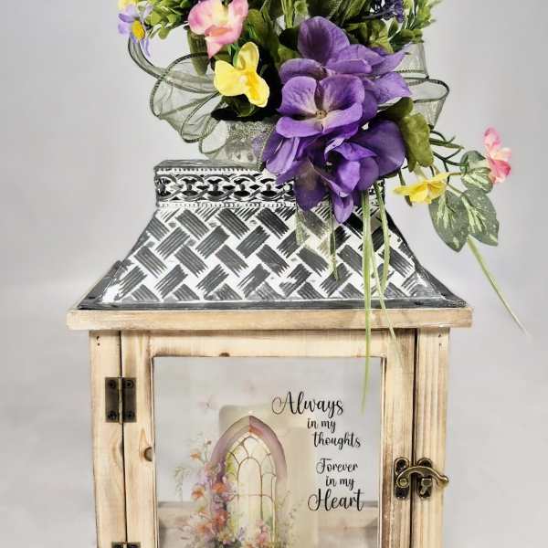 Always in My Thoughts Lighted Sympathy Lantern