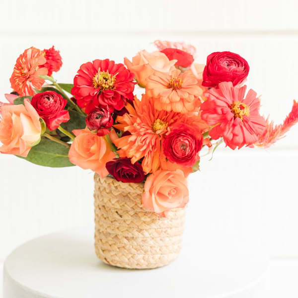 orange creation in basket