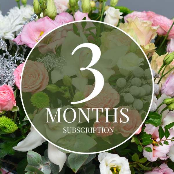 Monthly Flower Subscription - 3 Months