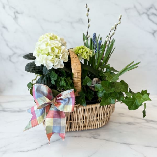 Easter Morning Garden Basket