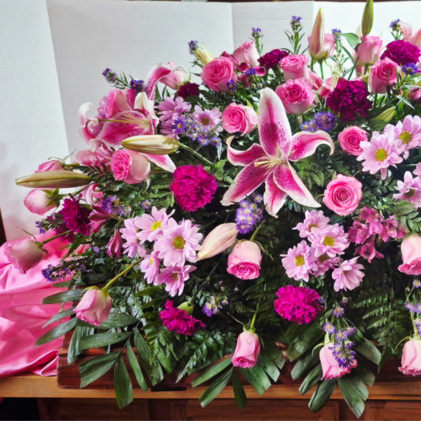 Stargazer Casket Spray