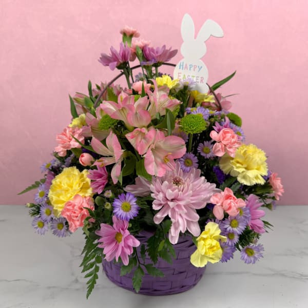 Blushing Bunny Basket