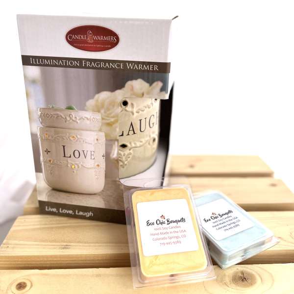 Live-Laugh-Love Wax Melt Warmer Set