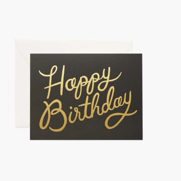 Shimmering Birthday Card
