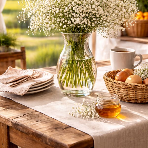 Babies Breath on a Country Cloud