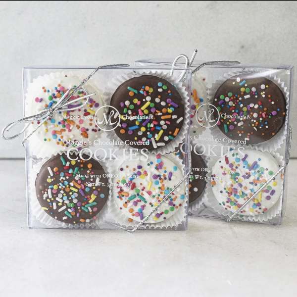 Sprinkle 4pc Chocolate Covered Cookies
