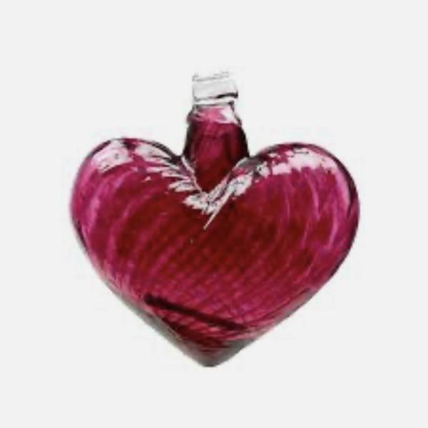 Solid Heart Shaped Kitras Ball and Stand