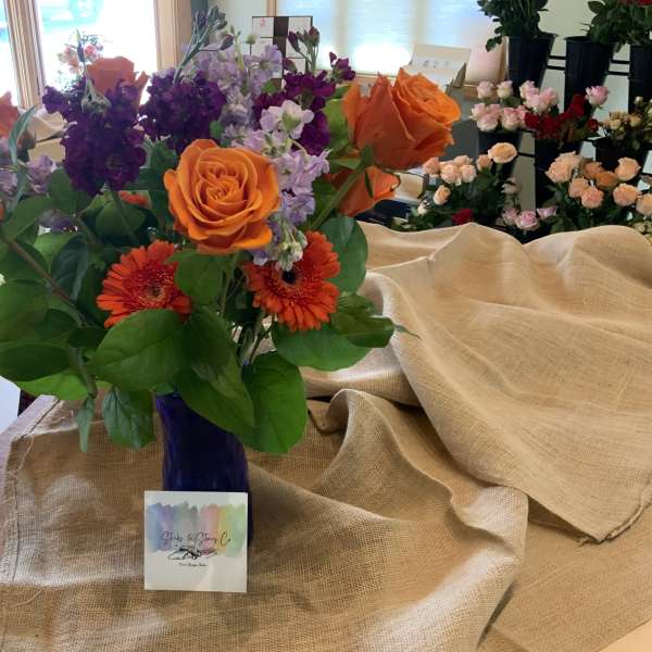 Seasonal Vase Arrangement