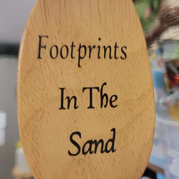 Footprints Wind Chime