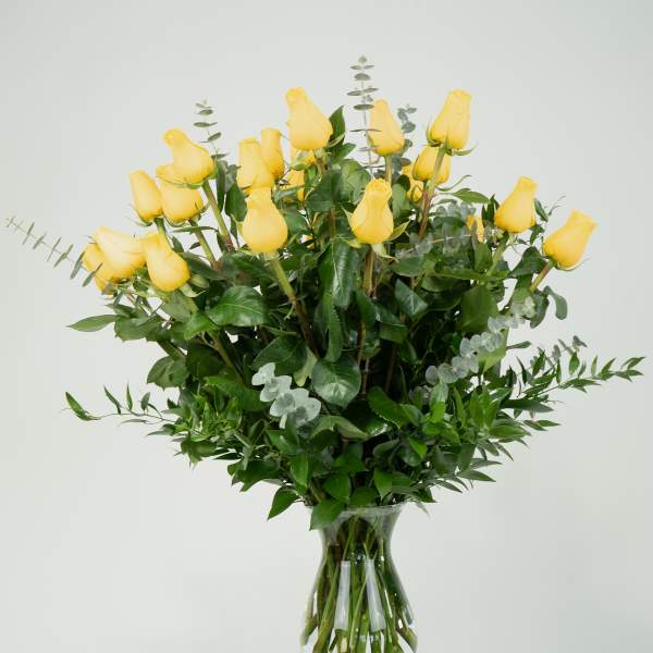 Two Dozen Yellow Roses