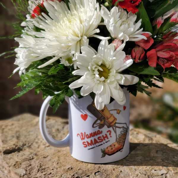 "Wanna Smash?" - Retro Mug Collection