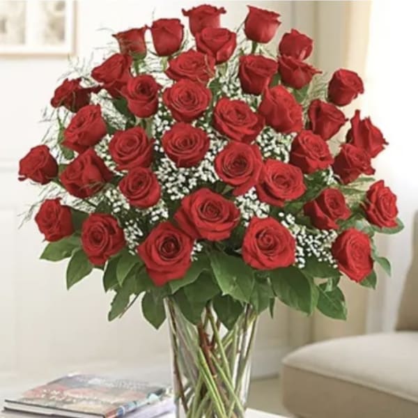Three Dozen Red Roses