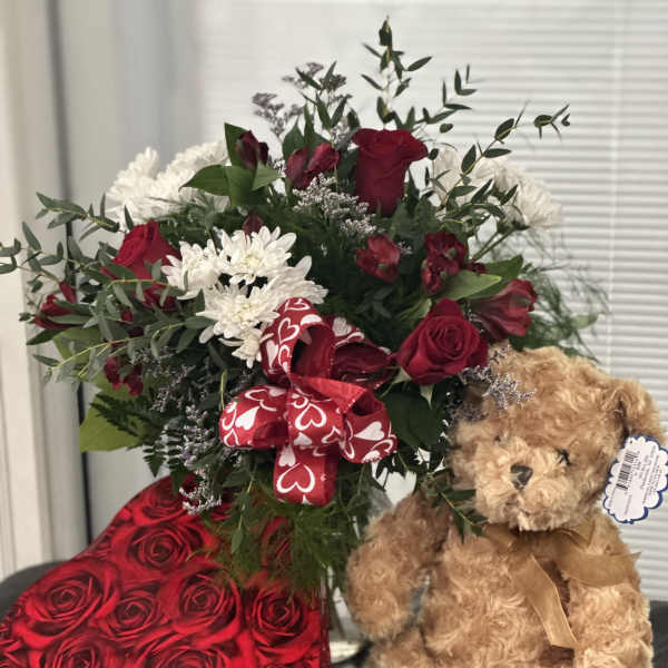 Love Always with Chocolates and Teddy Bear