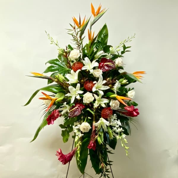 Tropical Tribute Standing Spray