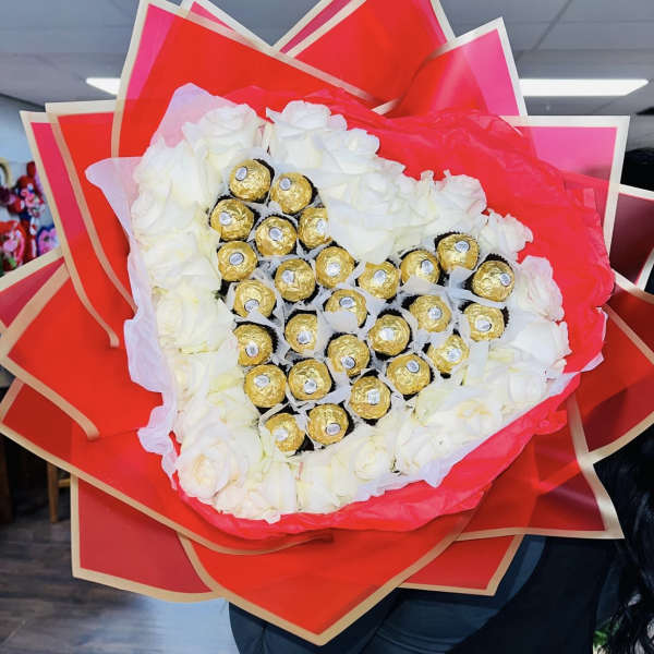 Chocoheart with Rose