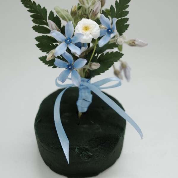 Blue Serenade Boutonniere