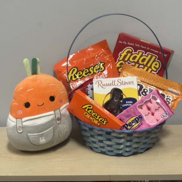 Easter Basket & Carrot Stuffie