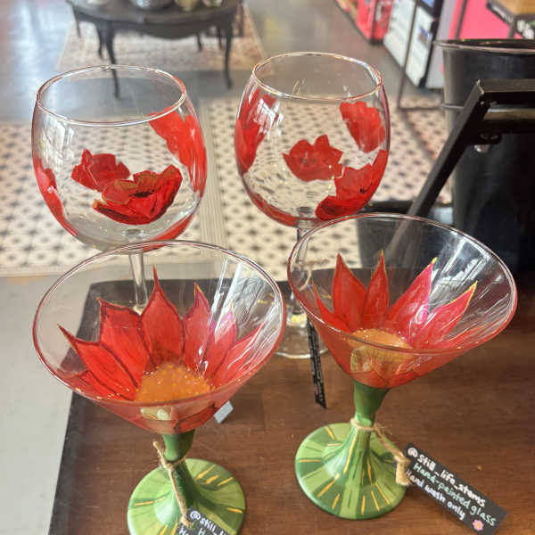 Elsa's painted glass