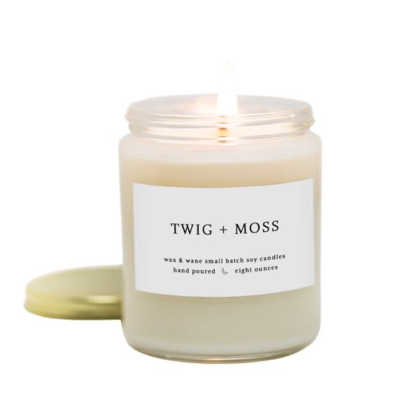 Twig + Moss Modern Soy Candle