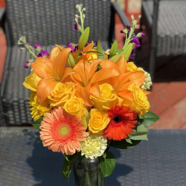 Lilies, Roses and Gerbers