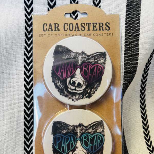 Car Coaster Mama/Papa Bear