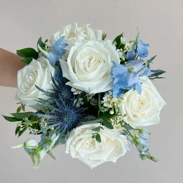 Blue and White Bouq - PROM