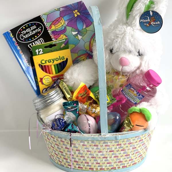 Bunny Brings Treats Adult Easter Basket