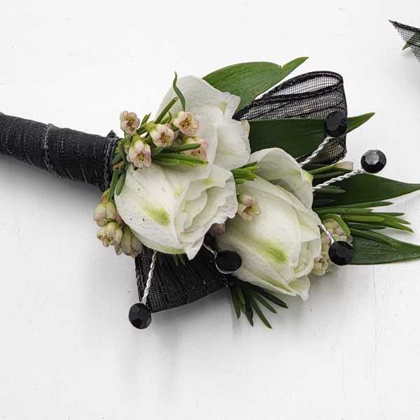 Masquerade Mystery Boutonniere