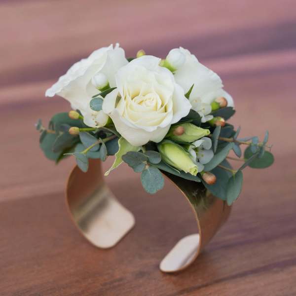 Elegant Bangle Corsage - Roses
