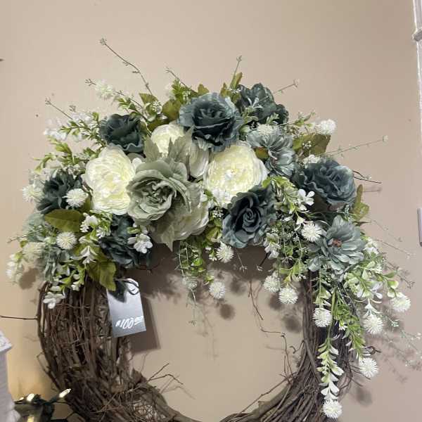 Greens Goddess Grapevine Wreath