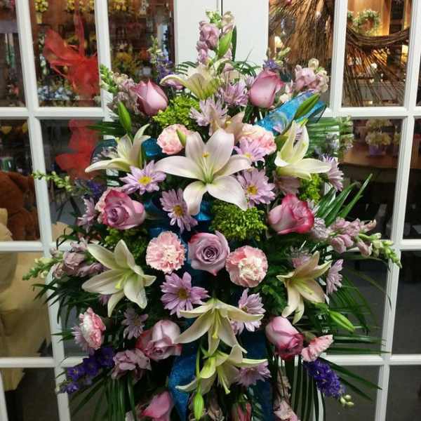Pastel Sympathy Standing Spray