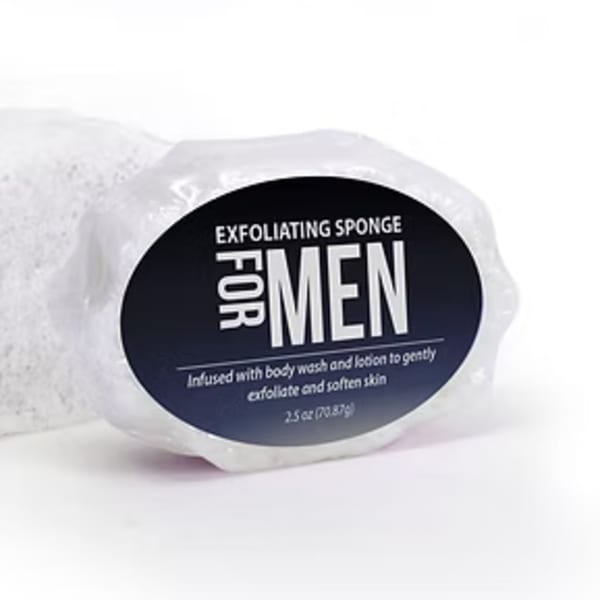 One Minute Exfoliating Sponge for Men