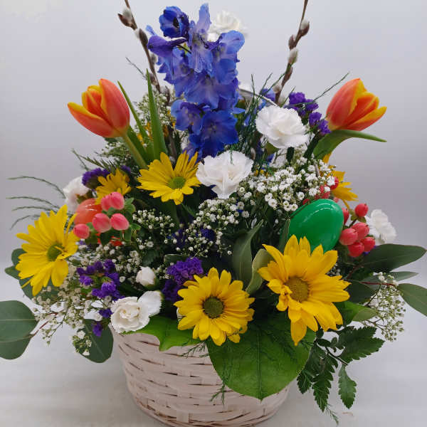 Egg Flower Basket