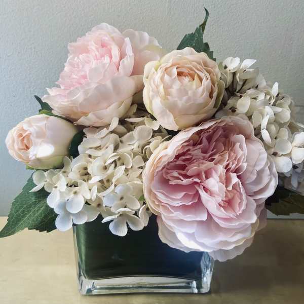 Blushing Beauty - Silk Floral Arrangement