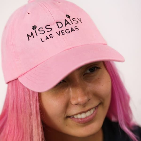 Miss Daisy Hat in Pink & Black