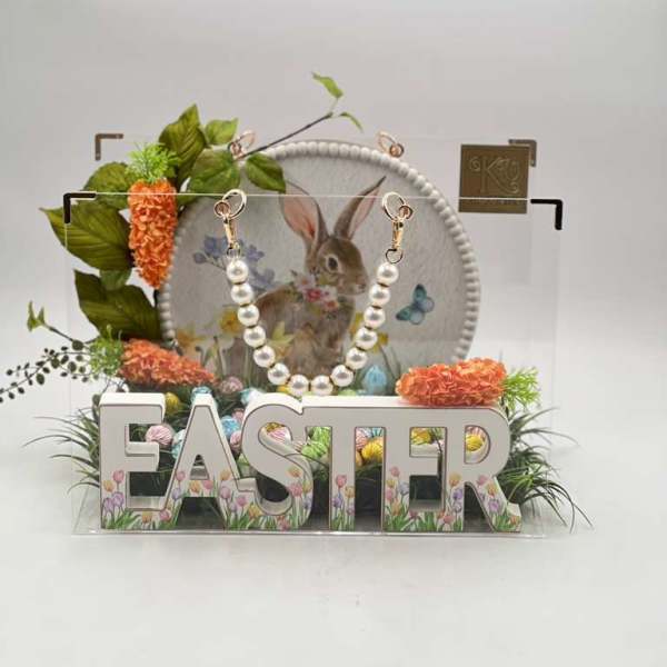 Easter Elegance Gift Bag with Chocolates