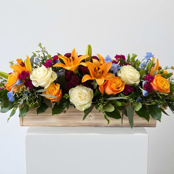 Spring Awakening Floral Box - Avail 12" or 24" long