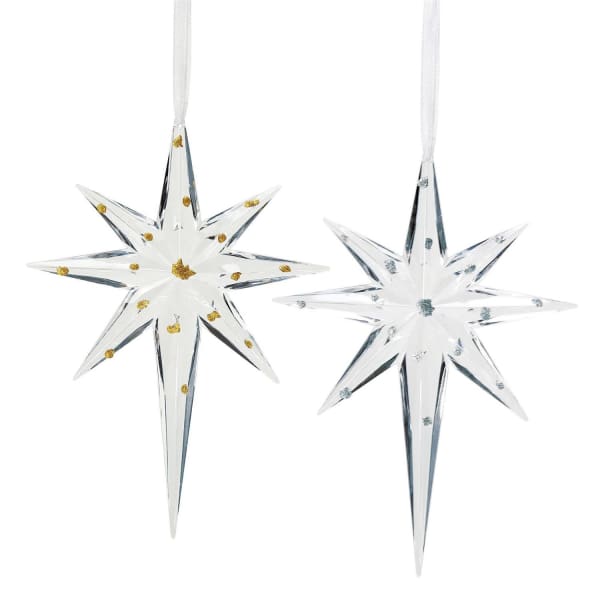 Holiday Crystal Star Ornament