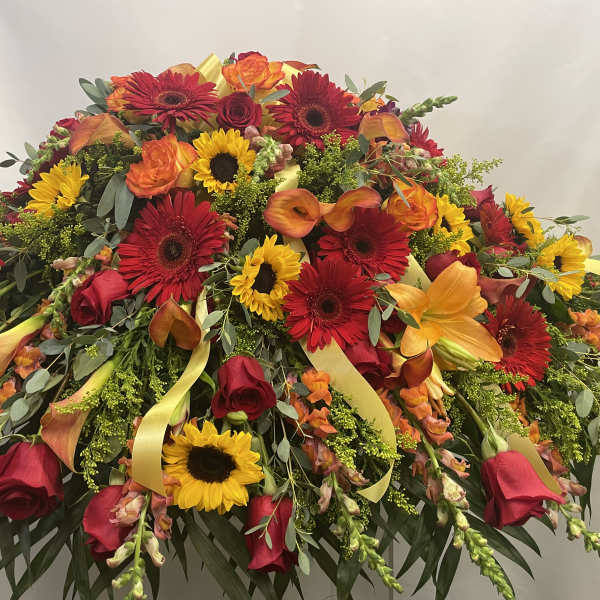 Colors of Fall Casket Cover