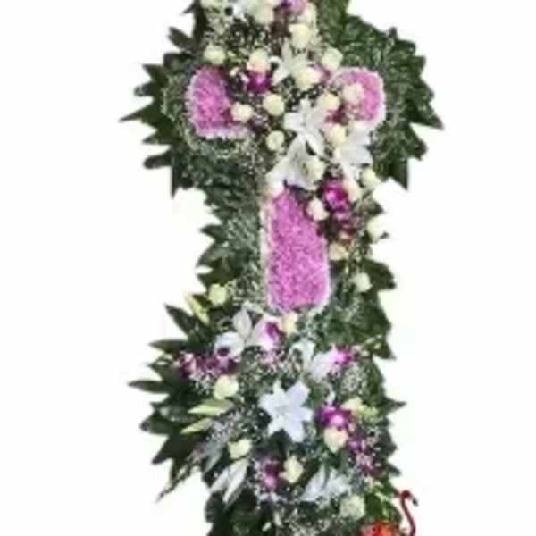 Lavender Serenity Two-Tier Standing Spray