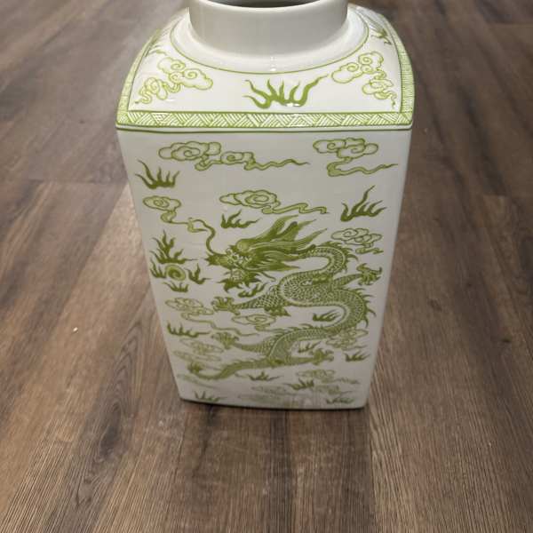 Green Dragon Vase