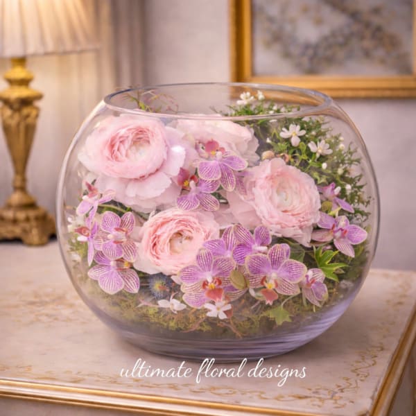 Blush Orchid Garden Bowl