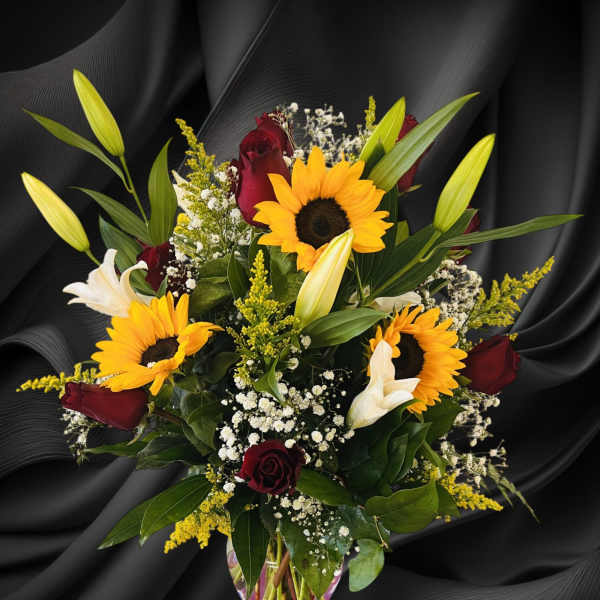 Roses & sunflowers for you!