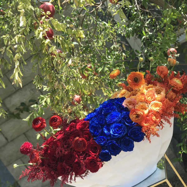 Large Boat Vase “Support Armenia”