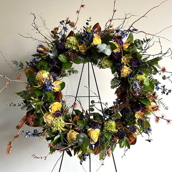 Sympathy Wreath - Wild & Free