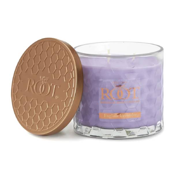 Lavender Honeycomb Candle