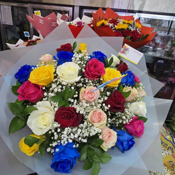 Jumbo Rose Mix Bouquet